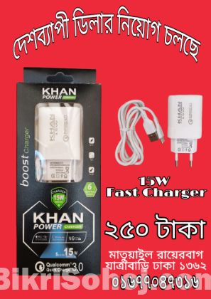 15W Charger fast chargee